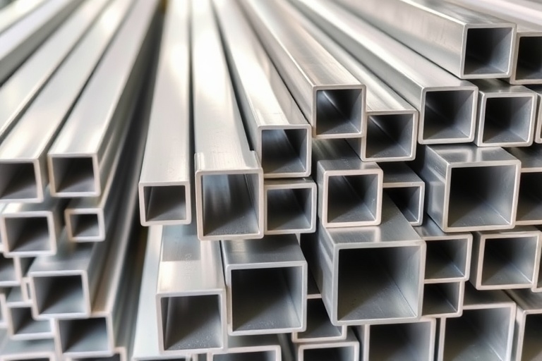 Tubos Quadrados em Aço Inoxidável